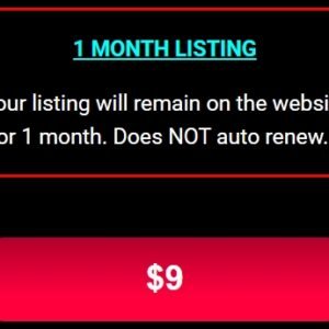 1 MONTH LISTING